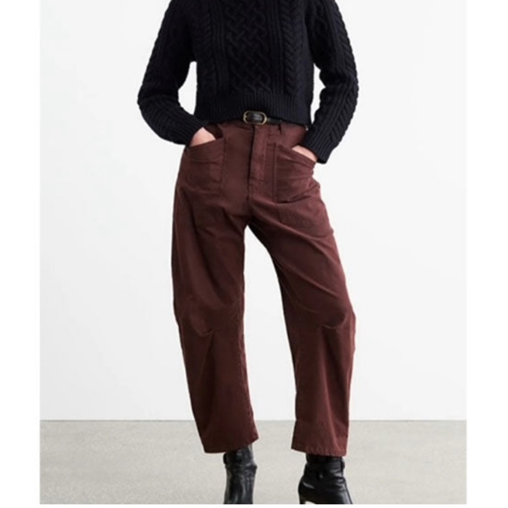 Nili Lotan Shon Pant  size 0 Oxblood